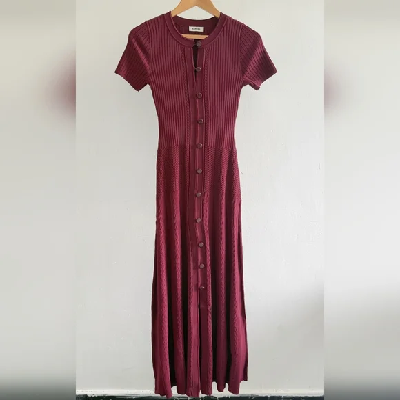 Sandro Knit Maxi Dress - Picture 8 of 14